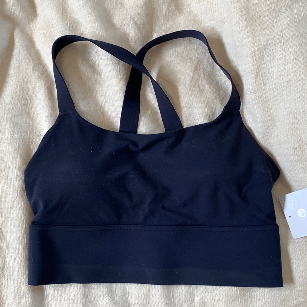 Athleta Warrior Longline Sports Bra D-DD